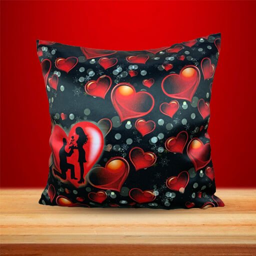 Personalized "Happy Anniversary" Printed Pillow